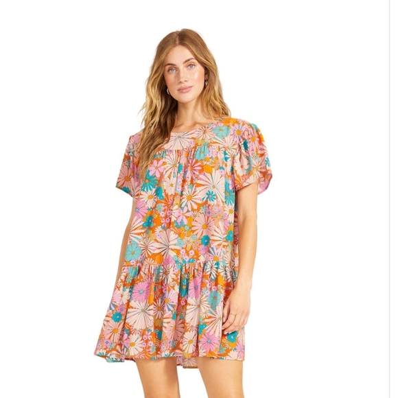 BB Dakota Retrospect Floral Mini Dress - Picture 2 of 6